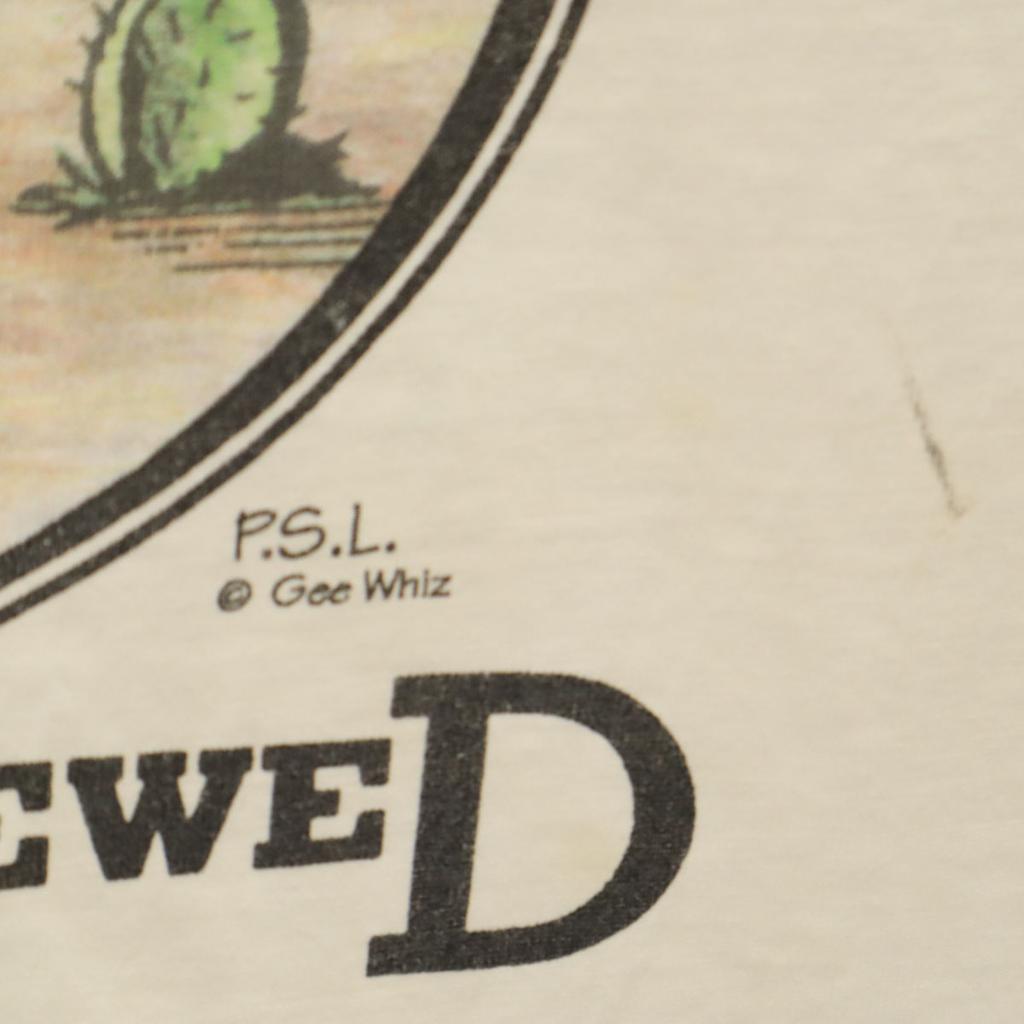 JERZEES 90s Made In USA Old TEXAS CRUDE Short Sleeve T-shirt Men's Used