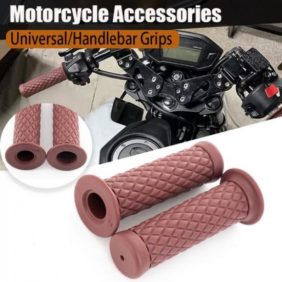 Motorcycle 7/8  Hand Grips Bar End Handlebar Gel 2x For Honda Grom 125 CBR1000RR