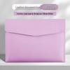 Imitation Leather A4 File Bag: Large Capacity Document Holder, Customizable with Company Logo