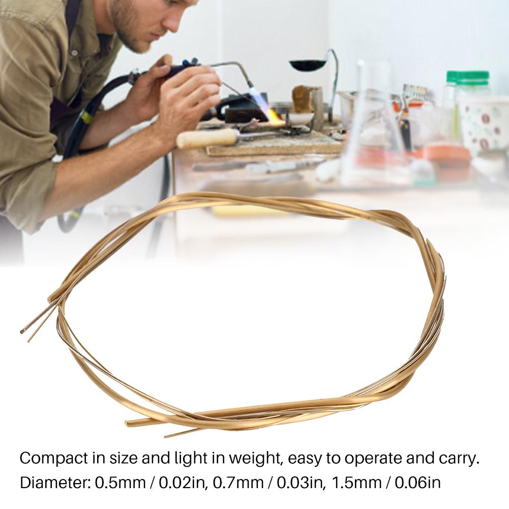 3Pcs Professional Silver Alloy Welding Rods Soldering Wire Repairing Tool for Jewelry Making 0.5 0.7 1.5mm