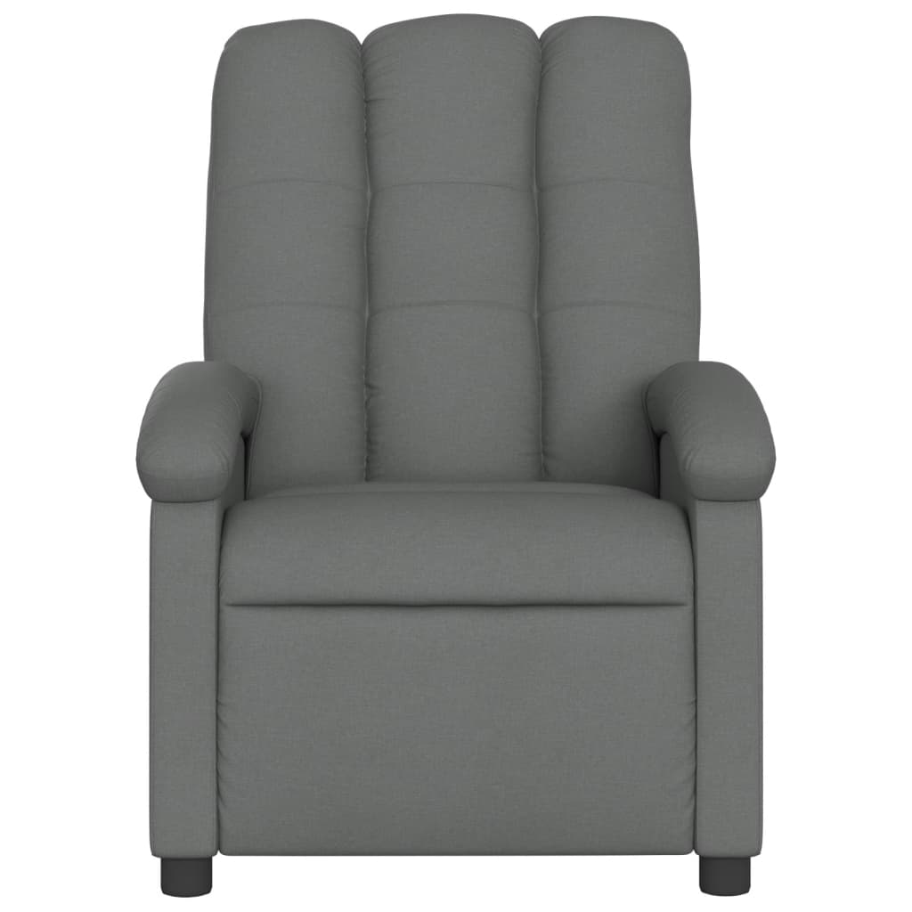 vidaXL Relaxsessel Dunkelgrau Stoff