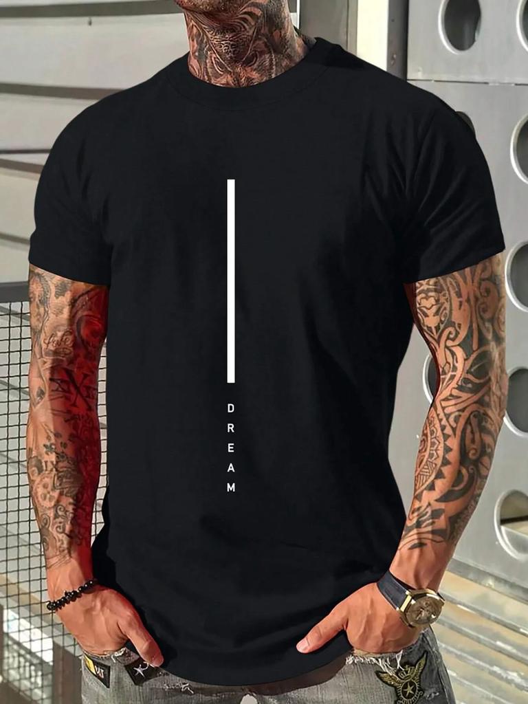 Seagull men's T-shirt, big fancy badge, top casino with short sleeves, new classic street clothesT-shirt.