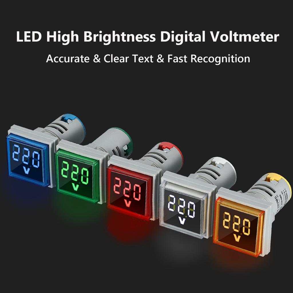 Testador de Tensão Atualizado 50 a 500V Tela LED Digital Voltimetro Monitores de Tensão Detector de Tensão Uso Simples para Casa