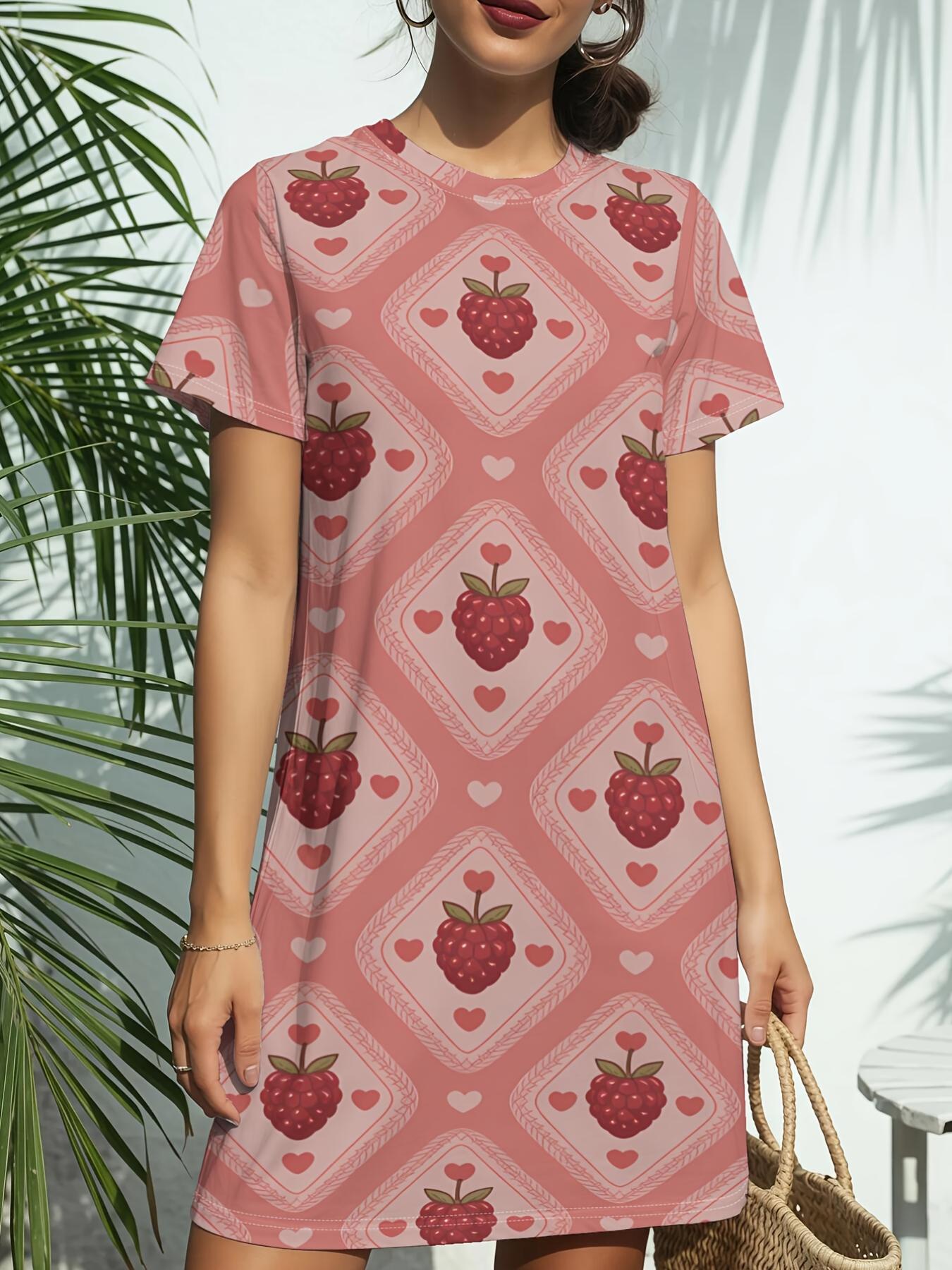 

Women s Blush Tone Short-Sleeve T-Shirt Dress - Round Neck Casual Short Dress with T-Shirt Top ; Bottom. Spring Summer Outfits. Birthday Gift. America S дубильна кора