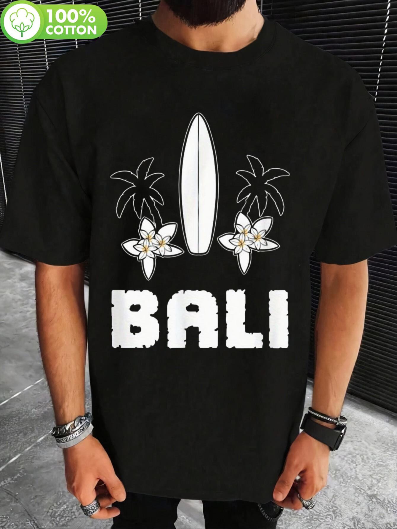 

Allseason Apparel 100% Cotton 180gsm Bali Tropical Graphic T-shirt - Palm Tree XL