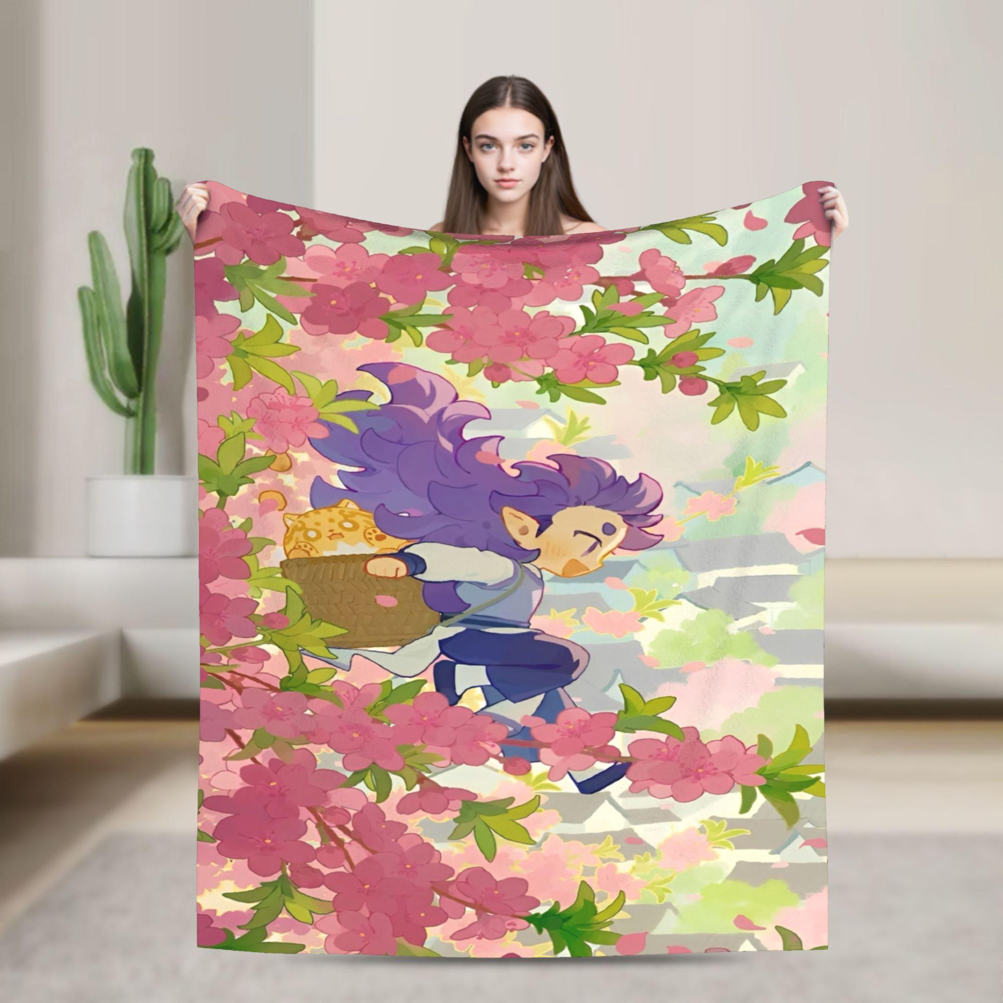 

Аниме Одеяло Легенда о Хэй Кемпинговое Фланелевое Плед для Гостиной Мягкое Качественное Покрывало на Кровать Подарок на День Рождения 30x40in