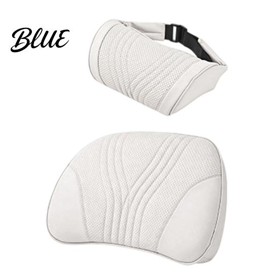 Ergonomic Neck Rest Car Headrest Pillow for Support, Memory Foam with Universal Adjustable Strap, Lumbar Support Cushion Auto Truck SUV Strap Pad