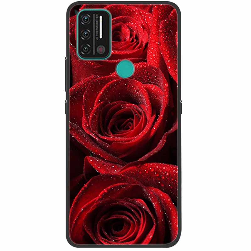 Weiche bedruckte Hülle für Umidigi A9 Pro Hülle Silikon Schutzhülle Schwarze Hüllen für Umidigi A7 Pro Niedliche Katze A9Pro A 9 A7Pro