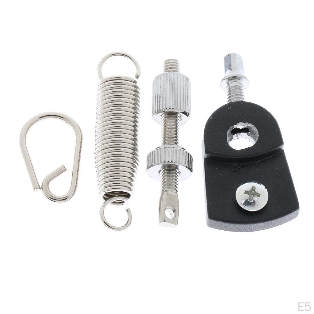 Bass Drum Foot Pedal Spring with Springs Tensioner for Drummer