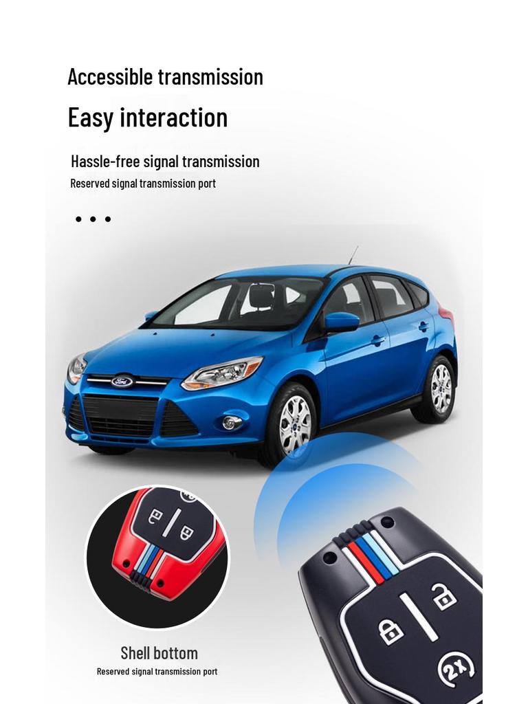 Fits Ford Taurus, Mustang, Raptor, F150, Explorer Key Cover Case