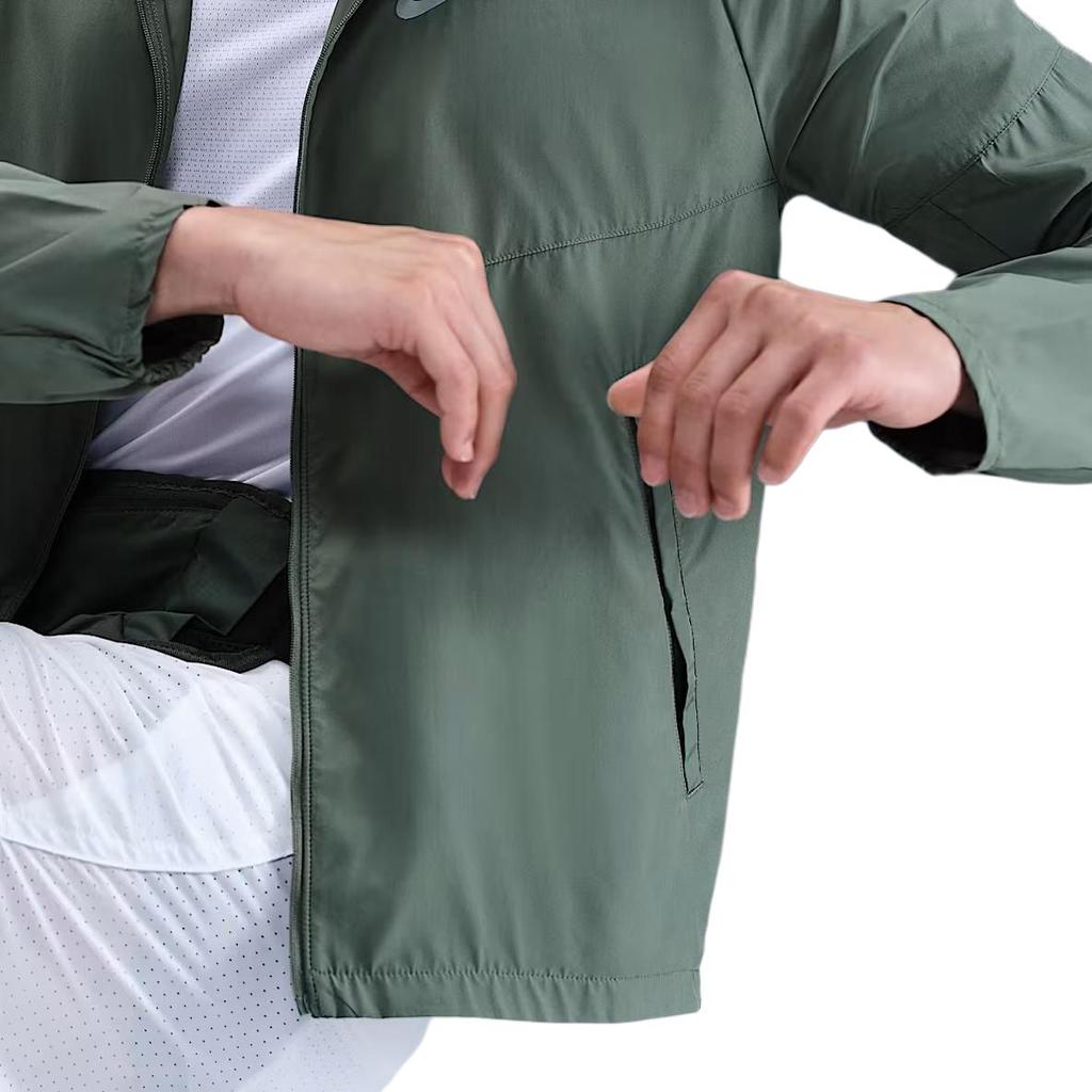 Nike Miler Repel Water-Resistant Woven Hooded Fashion Sports Jacket Men Jacket DD4747-364