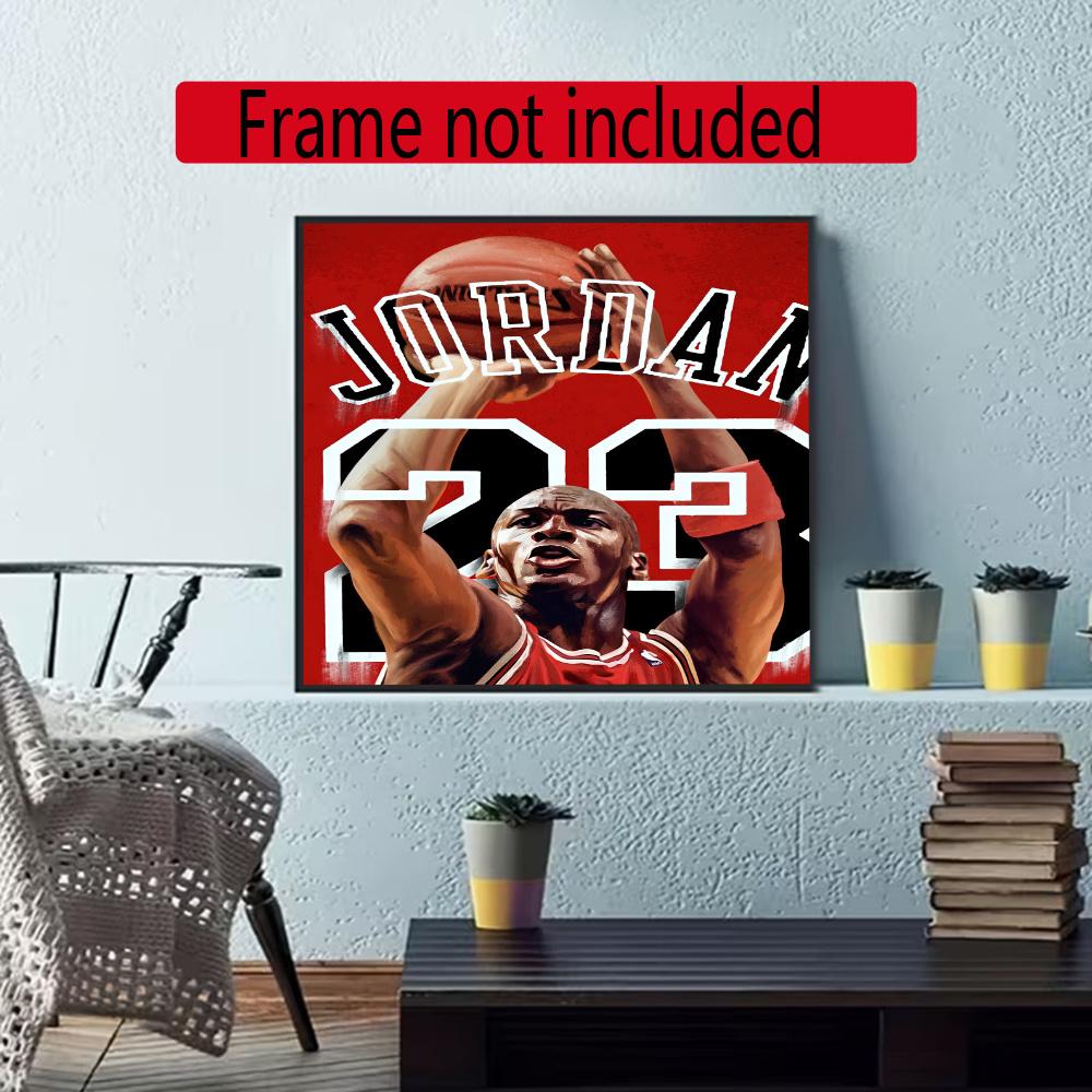 Jordan 5D Diy Diamond Painting Round Diamond Mosaic Suitable For Beginners Diamond Painting Rhinestones Gift Frameless