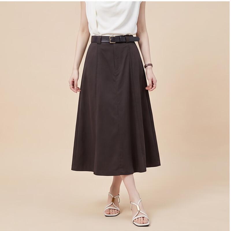 KOMPASU High Street A-Line Midi Skirt M
