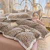 Lace-Trimmed Soft Cotton Cloud-Feel 4-Piece Bedding Set