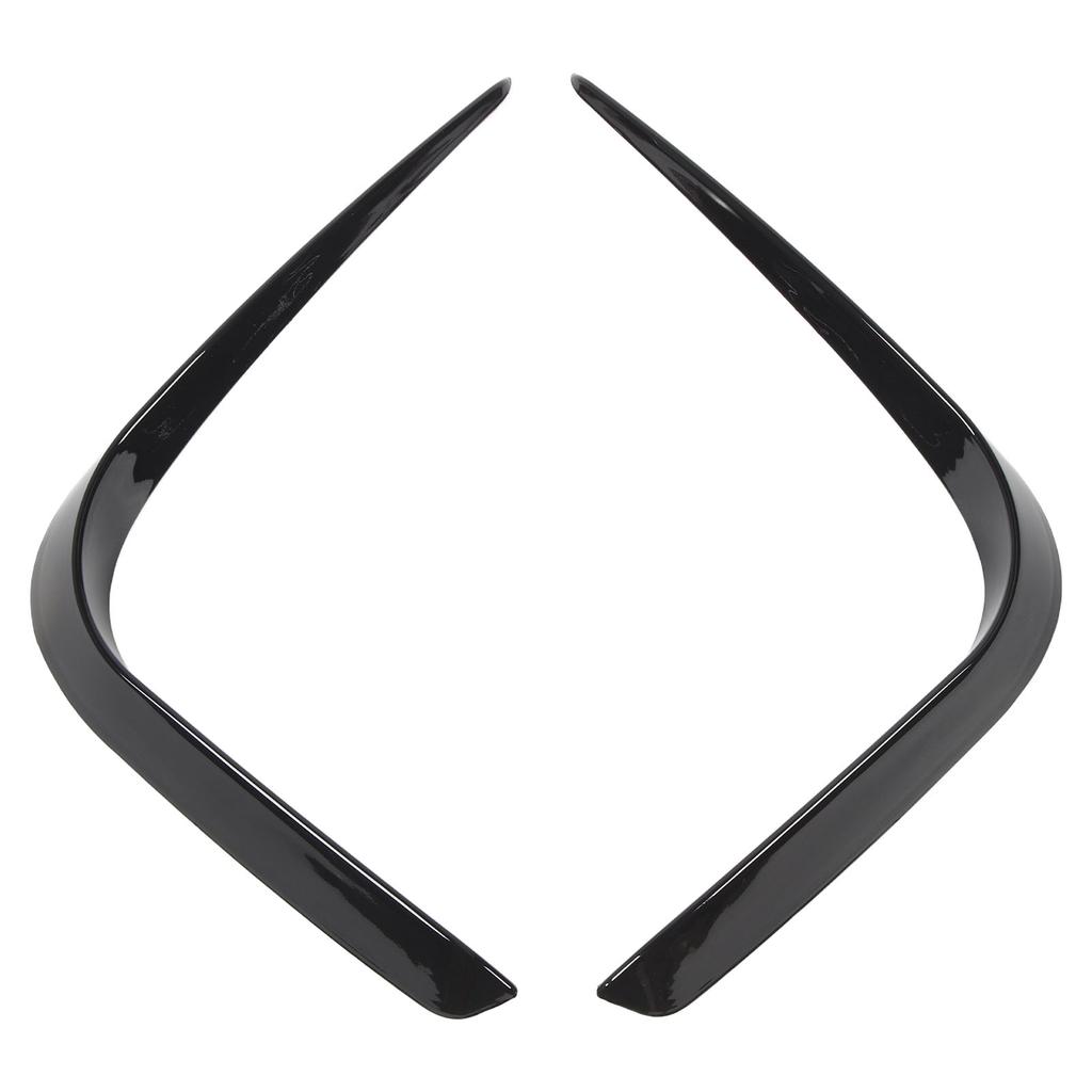 1 Pair Front Bumper Spoiler Bright Black Left Right Splitter Trim Fit For X5 G05 M Sport 2019 To