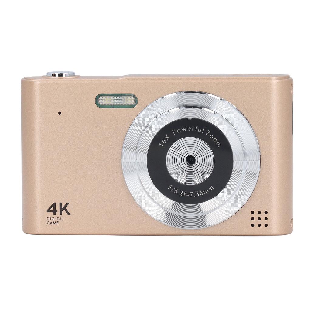 4K HD Digital Camera 16X Zoom 48MP Portable CCD Camera with LED Flashlight AF Auto Focus CCD Camera