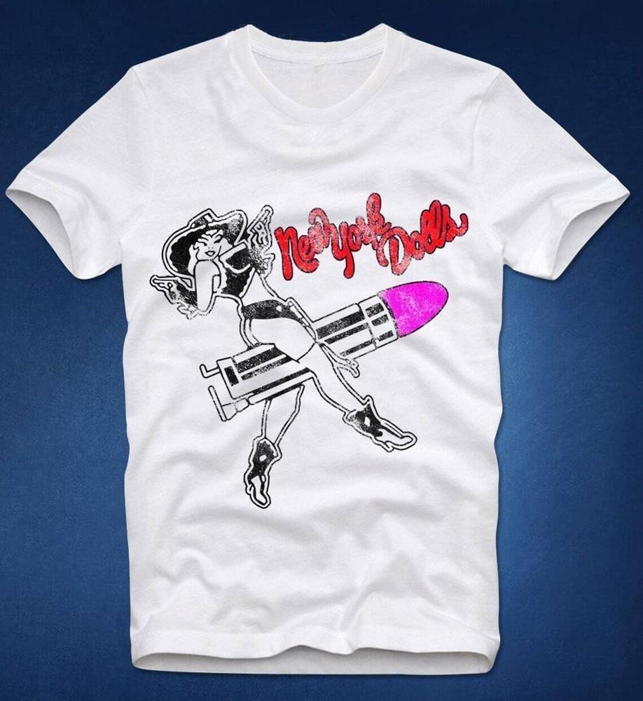 New York Dolls Punk Glam Johnny Gift Family White Unisex All Size Shirt E058