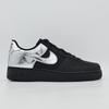 HF2885-001 Nike Air Force 1 Low Black and Metallic Silver (Men's)