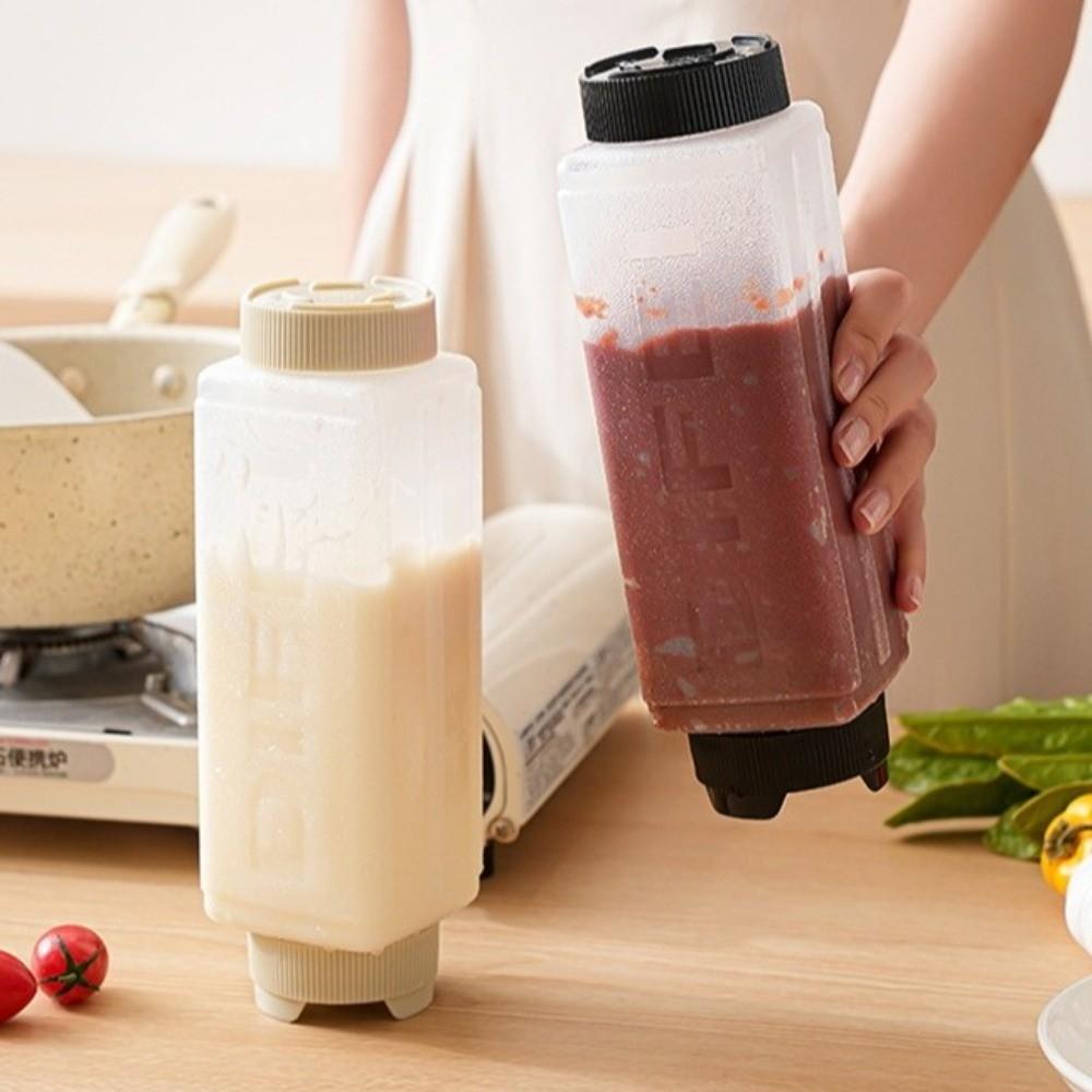 720ml Squeeze Bottles Double Head Tomato Catchup Dispenser New Squeeze Sauce Bottle  Picnic Cooker