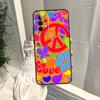 Custodia Hippy Hippie Arte Psichedelica Pace Per Samsung Galaxy A56 A36 A16 A06 A54 A34 A14 A13 A53 A12 A22 A32 A52 A35 A15 A55 A17