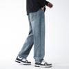 Straight Wide-leg Jeans Men's Autumn Loose Casual Versatile Men's American Jeans Wide-leg Trousers Men's Autumn