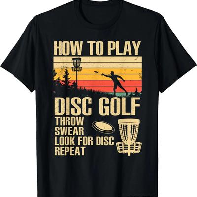 Disc Golf Design For Men Women Disc Golfer Disc Golf Player T-Shirt