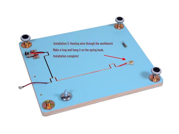 Medium 72W Portable Desktop Foam Cutter X603 - Electric Heating Wire for Hot Melt Sponge, Pearl Cotton, and KT Board