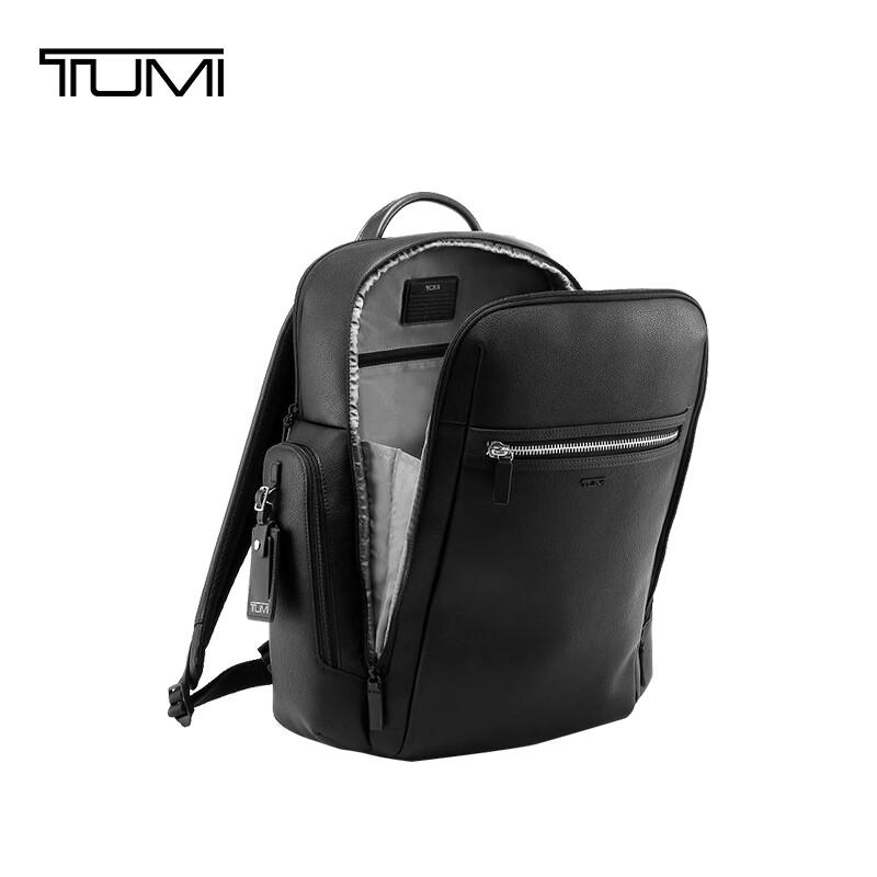 TUMI MONORE Men's Business Leather Laptop Backpack