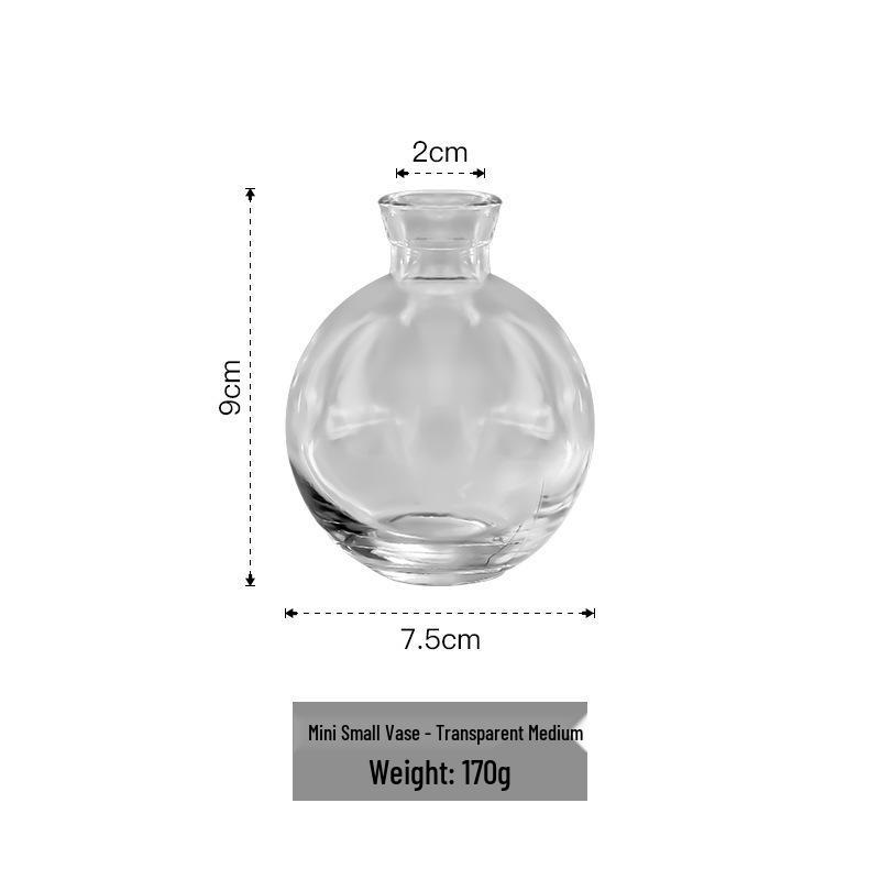 Cross-Border Light Luxury Mini Vase Set: Hydroponic Ornaments for Fresh Flowers in Living Room