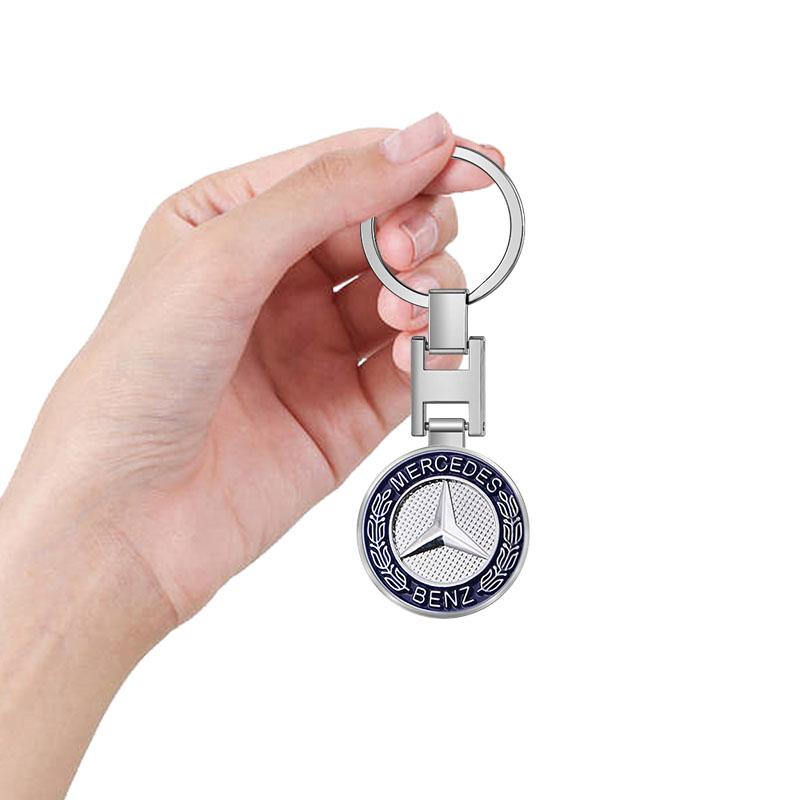 1Pcs Car Emblem Keychain Styling Key Ring Accessories For Mercedes-Benz AMG C500 C200 C300 A B C E GLA CLA GLK GL ML GLE W204 W205 W203 W211 W212 W213