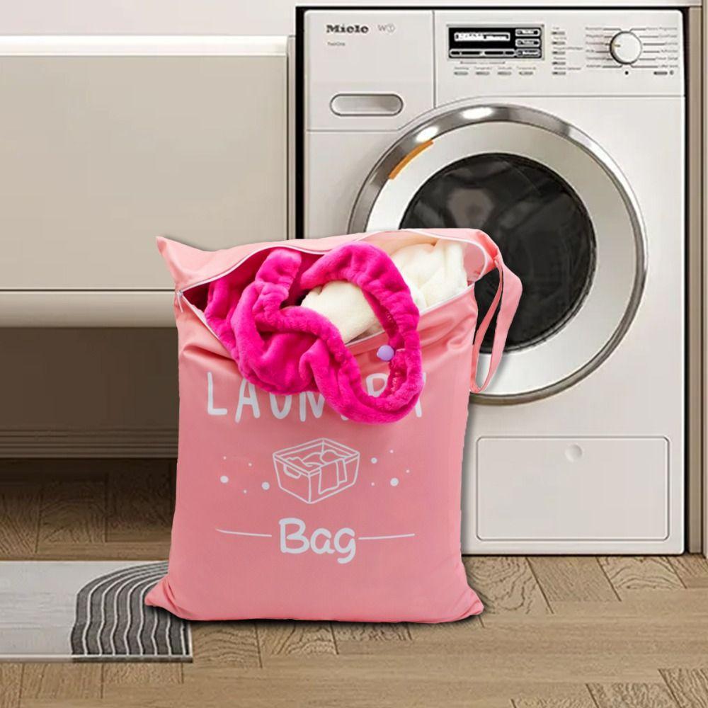 Portable Handheld Wash Bag Large Capacity Laundry Bag Travel Clothing Storage Bag  Exercise