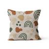 Home Decor Abstract Geometric Pattern Cushion Cover Nordic Style  Linen Pillowcase Decorative for Sofa Farmhouse 45X45CM