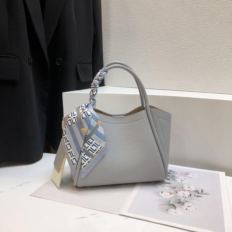 

Нишевый стиль Доступная роскошь Стиль Натуральная кожа Модная Сумка через плечо на каждый день для женщин Fog Blue small size