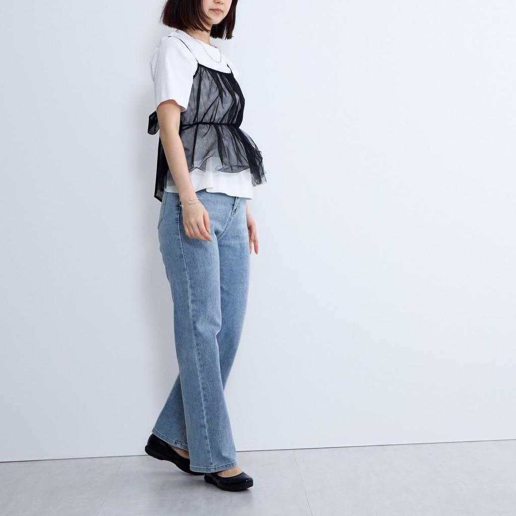 Himiko (Himiko) Web-exclusive design plain sneaker pumps / 643150 Black 245