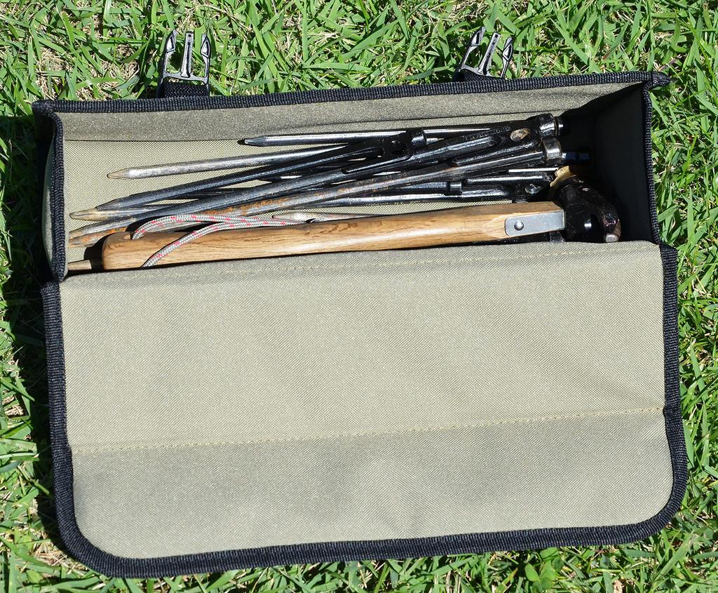 KAKURI Multi Storage Box Peg Case Storage Case Cooking Tools Seasoning Case Outdoor Camping Sage Green