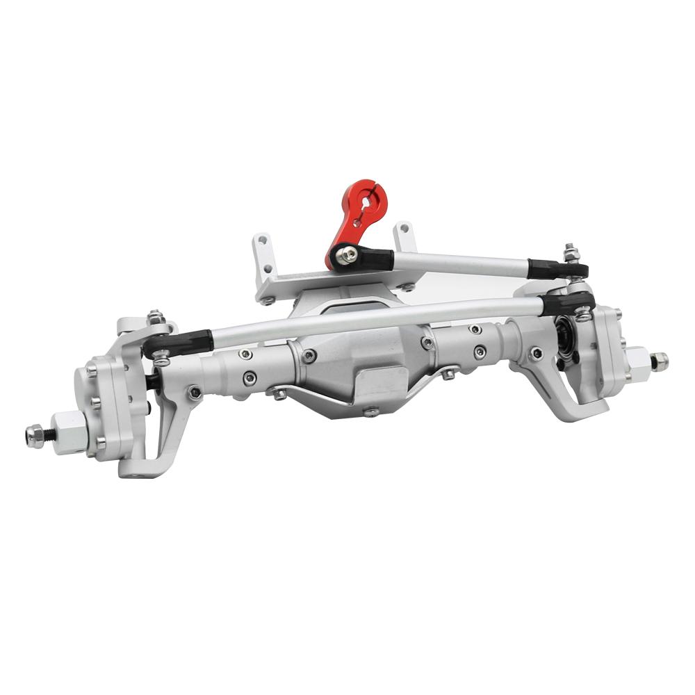 Front and Rear Portal Axle CNC Aluminum Alloy Anodized for 1/10 RC Rock Crawler Axial SCX10 II Spiral Gear 90046 90047 D90 RC4WD