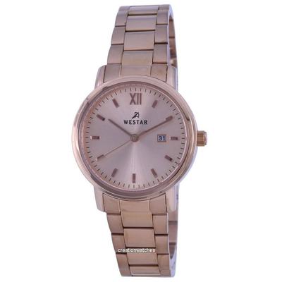 Rose Gold Tone Stainless Steel Quartz 40245 PPN 609 Women's Watch