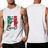 Men Sleeveless Tank Top Soccer Player Graphic Print Athletic Sportswear Casual Summer Shirt for Outdoor Activities Gym Training