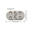 2Pcs 316 Stainless Steel Marine Boat Hinges Heavy Duty Hatch Casting Hinge For Cabinet Doors Windows Butt Hinge Door Hinges
