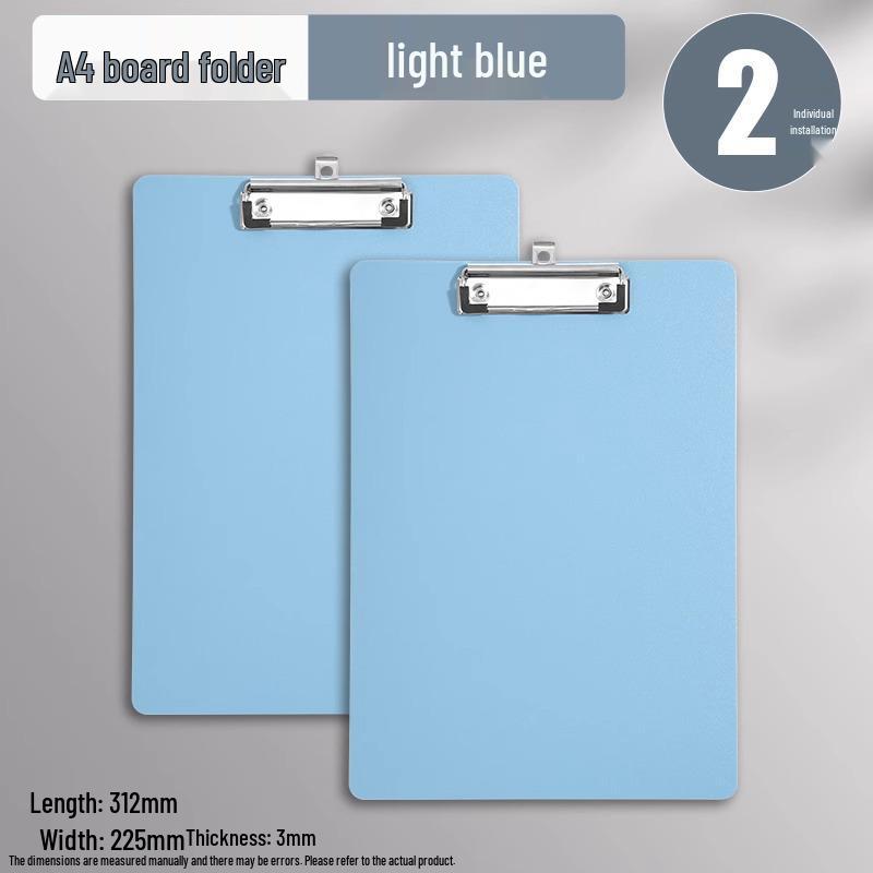A4 Thickened Clipboard Folder - Office Supplies Writing Board for Meeting Minutes