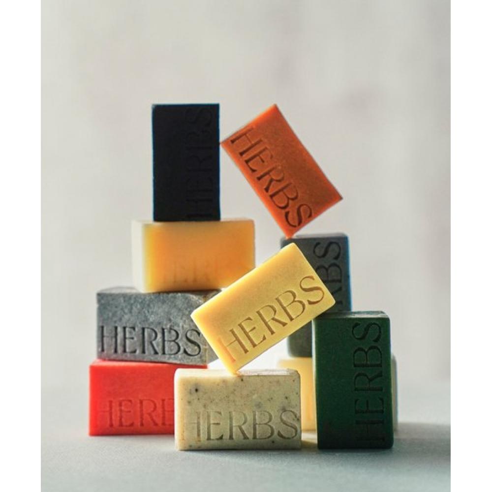 Herbs Seoul [kostenlose Tasche] Feuchtigkeitsspendendes Shampoo-Riegel Feuchtigkeitsspendender Haferflocken-Riegel Leicht sauer Nicht reizend Trockenes Haar 2er-Pack Doppelset 200g