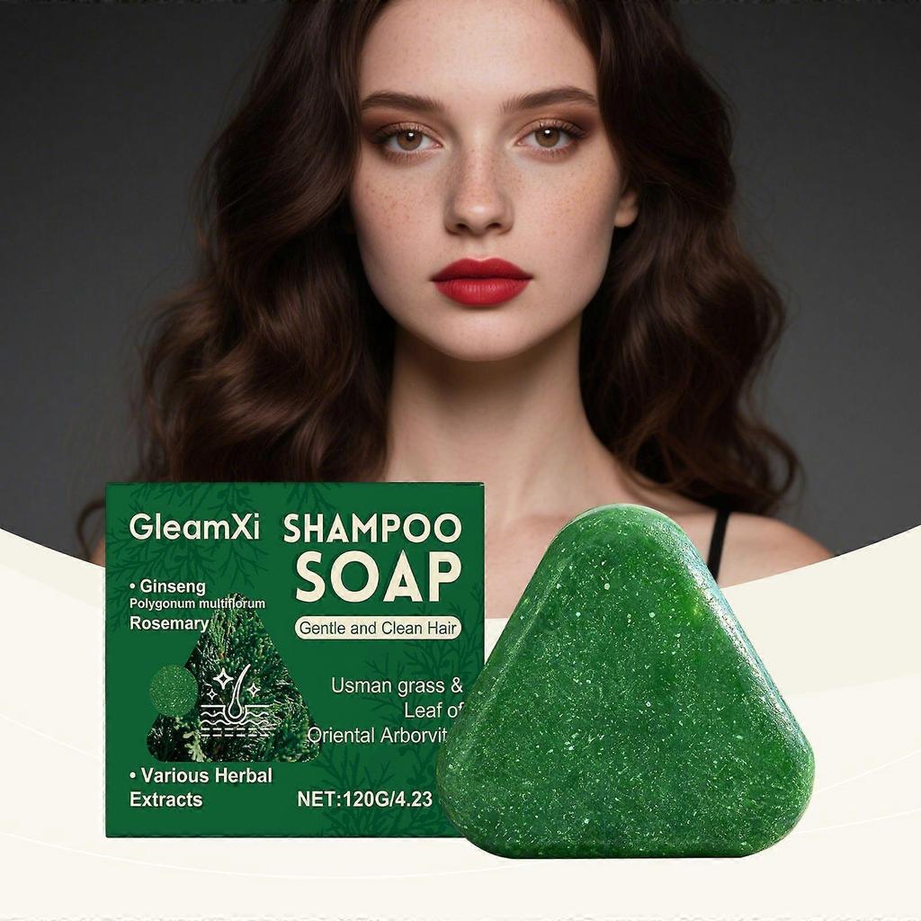 Limited time!!Gleamxi Moisturizing Hair Care Shampoo Bar - Gentle Cleansing, Moisturizing, Smooth Hair, Naturally Fuller Hair Care