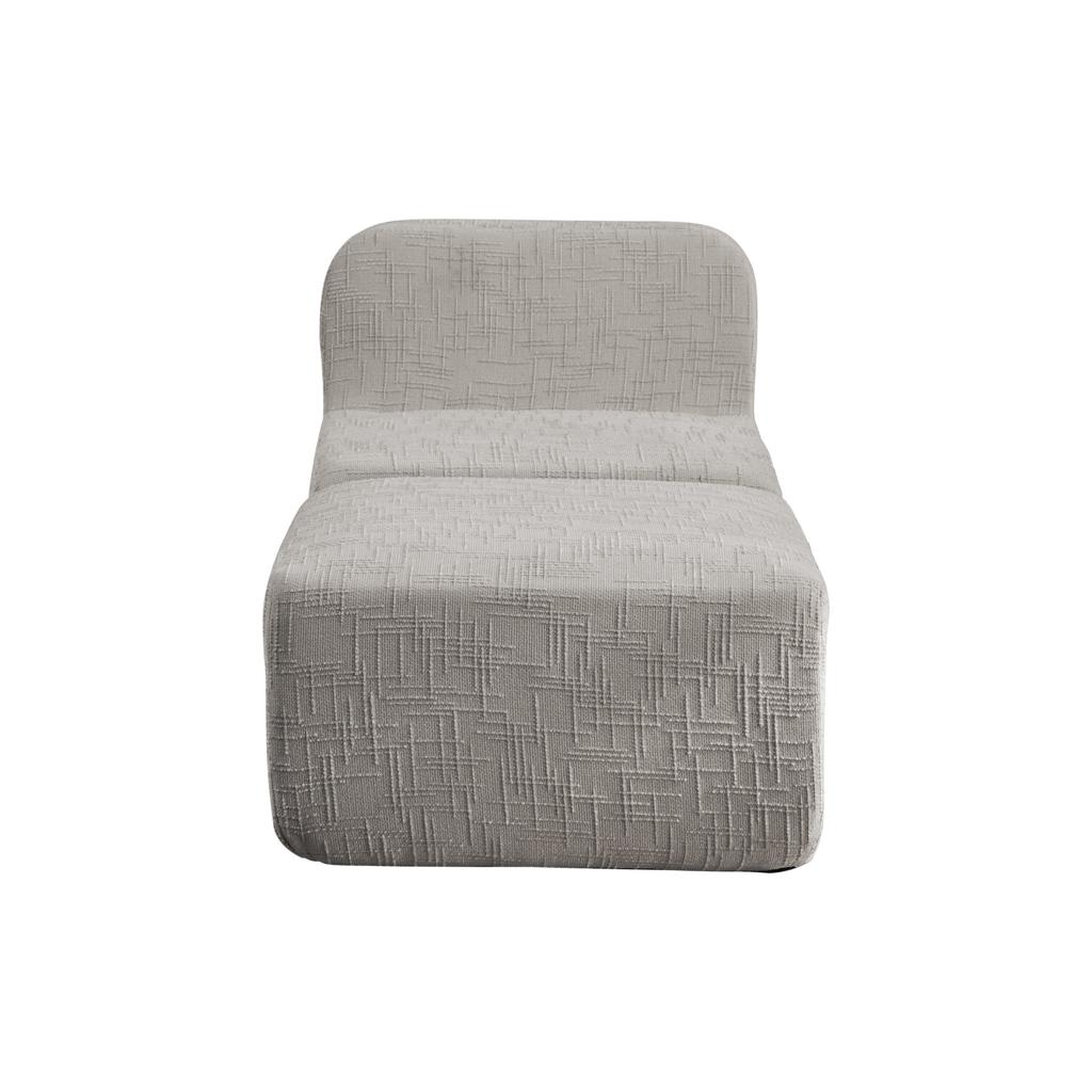 Modular compression sofa made of chenille fabric, filled with 30D high-resilience foam. Easy to move, non-slip base.-Gray