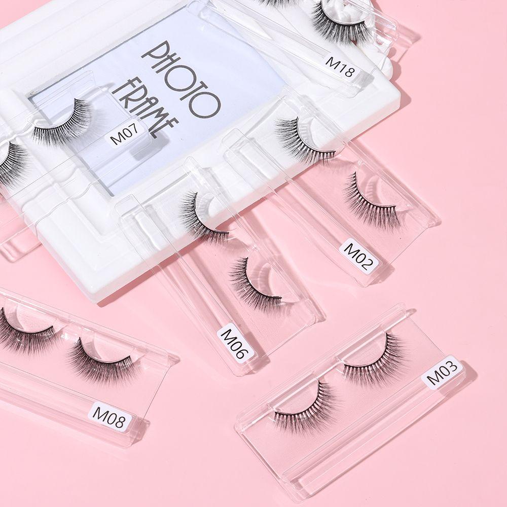 

Curly Apply Quickly Semi Permanent Reusable Eye Makeup Tools 3D Lash Extension False Eyelashes