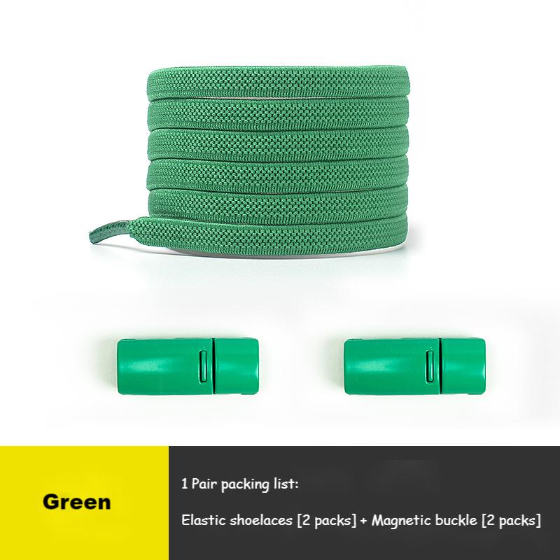 No Tie Shoe Laces Elastic Sneakers Shoelaces Multicolor Magnetic Lock Shoelace Kids Adult Quick Laces One Size Fits All Shoes
