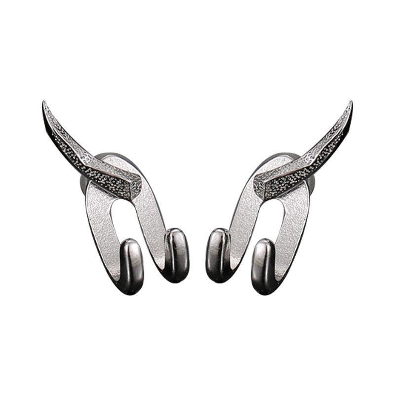 Trendy Men's Stud Earrings: Hip-Hop Style, Versatile, Simple Mori Design - 2022 Edition