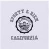 Sporty   Rich Ringer Tee White California Emblem To073606205wh01