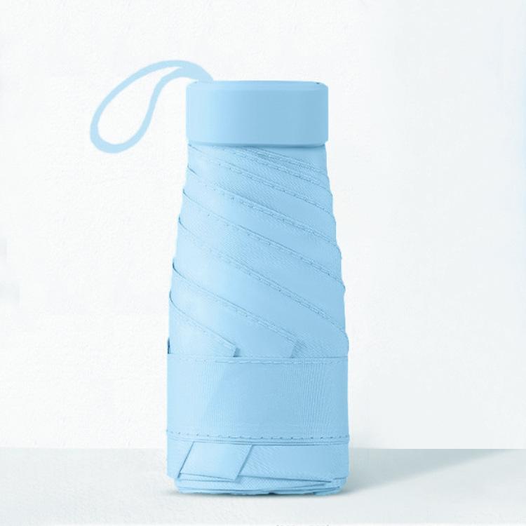 Parapluie Compact Double Usage Pluie & Soleil - Mini Parasol Portable pour Femmes, Imperméable, Crème Solaire