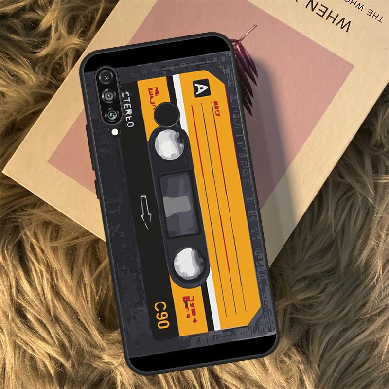 Retro VHS Tape For Huawei Nova 3i 7i 8i 11i 12i 9 10 SE Y60 Y61 Y70 Y72 Y73 Y90 Y91 P20 P30 P40 Lite Case