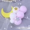 Pom-pom & Star Cake Toppers with 3D Clouds - Festive Birthday Table Decor